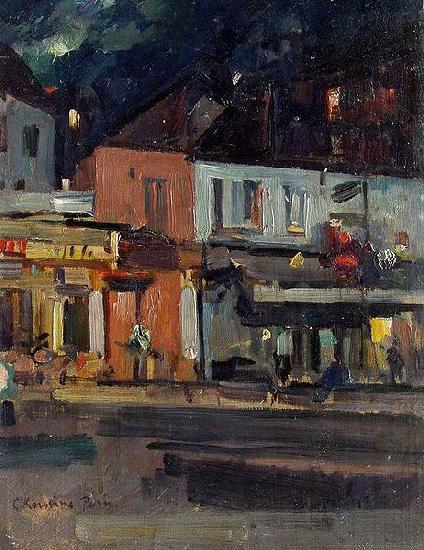 Konstantin Alekseevich Korovin Moon Night, Paris Germany oil painting art